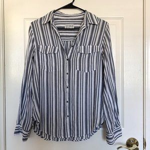 COTTON ON Striped Button Down Shirt | XS
